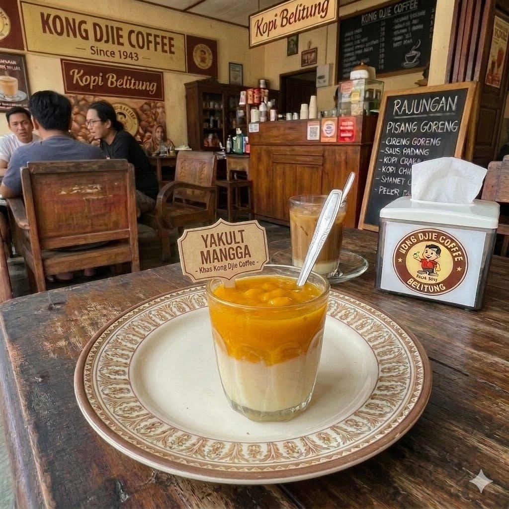 Yakult Mangga Kedai Kopi Kong Djie